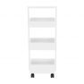 Könyvespolc, fehér, ARTO Könyvespolc, fehér, ARTO