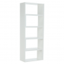 könyvespolc, fehér, KLOE I