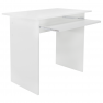 PC asztal, fehér, VERNER NEW