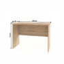 PC asztal, tölgy san remo, ORESTES PC asztal, tölgy san remo, ORESTES