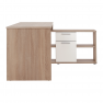 Sarok íróasztal, sonoma tölgy/fehér, NOE NEW Sarok íróasztal, sonoma tölgy/fehér, NOE NEW