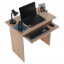 Számítógépasztal, sonoma tölgyfa, VERNER NEW