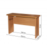 Íróasztal, amerikai cseresznye, OSCAR T02 Íróasztal, amerikai cseresznye, OSCAR T02