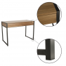Íróasztal, tölgy/fekete, ALYSANDRA TYP 2 Íróasztal, tölgy/fekete, ALYSANDRA TYP 2