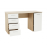 íróasztal, tölgy sonoma/fehér, EUSTACH