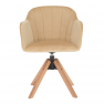 Forgószék, bézs/bükk, DALIO Forgószék, bézs/bükk, DALIO
