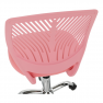 Forgószék, rózsaszín/króm, SELVA Forgószék, rózsaszín/króm, SELVA