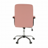 Irodai szék, rózsaszín textilbőr RULIS