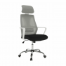 Irodai szék, szürke/fekete/fehér, TAXIS