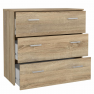 komód, tölgy sonoma, GARBO 3