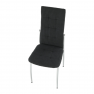 Szék, fekete anyag/fém, ADORA NEW