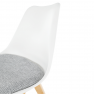 Szék, fehér/verzo szürke, DAMARA Szék, fehér/verzo szürke, DAMARA