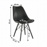 Szék, fekete, KEMAL NEW