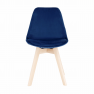 Szék, kék Velvet anyag /bükk, LORITA Szék, kék Velvet anyag /bükk, LORITA