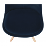 Szék, kék Velvet szövet/bükk, SABRA Szék, kék Velvet szövet/bükk, SABRA