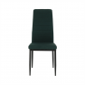 Szék, smaragd szövet/fekete fém, COLETA NOVA Szék, smaragd szövet/fekete fém, COLETA NOVA