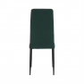 Szék, smaragd szövet/fekete fém, COLETA NOVA Szék, smaragd szövet/fekete fém, COLETA NOVA