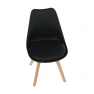 Szék, fekete/bükk, BALI 2 NEW