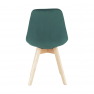 Szék, smaragd Velvet anyag /bükk, LORITA Szék, smaragd Velvet anyag /bükk, LORITA