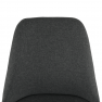 Szék, sötétszürke/fekete, LORITA