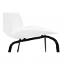 Étkező szék, fehér/fekete MENTA Étkező szék, fehér/fekete MENTA