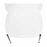 Étkező szék, fehér/fekete MENTA Étkező szék, fehér/fekete MENTA