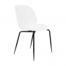 Étkező szék, fehér/fekete MENTA Étkező szék, fehér/fekete MENTA