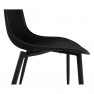 Étkező szék, fekete, TEGRA TYP 2