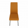 Étkező szék, mustár/króm, VATENA
