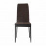 Étkező szék, sötétbarna/fekete, ENRA Étkező szék, sötétbarna/fekete, ENRA