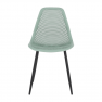 Étkező szék, zöld/fekete, TEGRA TYP 2