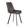 Étkezőszék, barna, NIRO