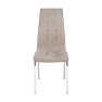 Étkezőszék, bézs/króm, GERDA NEW