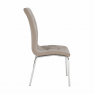 Étkezőszék, bézs/króm, GERDA NEW
