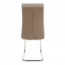 Étkezőszék, bézs/króm, SALOMA NEW