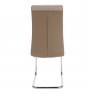 Étkezőszék, bézs/króm, SALOMA NEW