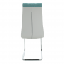 Étkezőszék, mentol/szürke/króm, SALOMA NEW