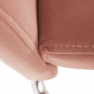Étkezőszék, rózsaszín Velvet szövet/világos varrás, ABIRA NEW Étkezőszék, rózsaszín Velvet szövet/világos varrás, ABIRA NEW