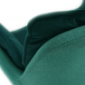 Étkezőszék, smaragd Velvet anyag/anyag, CHIMENA Étkezőszék, smaragd Velvet anyag/anyag, CHIMENA