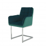 Étkezőszék, smaragd Velvet anyag/anyag, CHIMENA Étkezőszék, smaragd Velvet anyag/anyag, CHIMENA