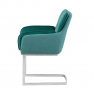 Étkezőszék, smaragd Velvet anyag/anyag, CHIMENA Étkezőszék, smaragd Velvet anyag/anyag, CHIMENA