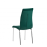 Étkezőszék, smaragd Velvet szövet/króm, GERDA NEW Étkezőszék, smaragd Velvet szövet/króm, GERDA NEW