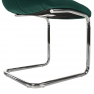 Étkezőszék, smaragd Velvet szövet/króm, SALOMA NEW