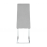 Étkezőszék, szövet világosszürke/króm, AMINA Étkezőszék, szövet világosszürke/króm, AMINA