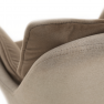 Étkezőszék, szürkésbarna Taupe Velvet anyag/anyag, CHIMENA Étkezőszék, szürkésbarna Taupe Velvet anyag/anyag, CHIMENA