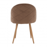 Étkezőszék, taupe barna, FLUFFY