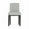 Étkezőszék, világosszürke/fekete, SELUNA