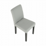 Étkezőszék, világosszürke/fekete, SELUNA