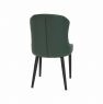 Étkezőszék, zöld/fekete, SIRENA