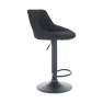 Bárszék, fekete, TERKAN